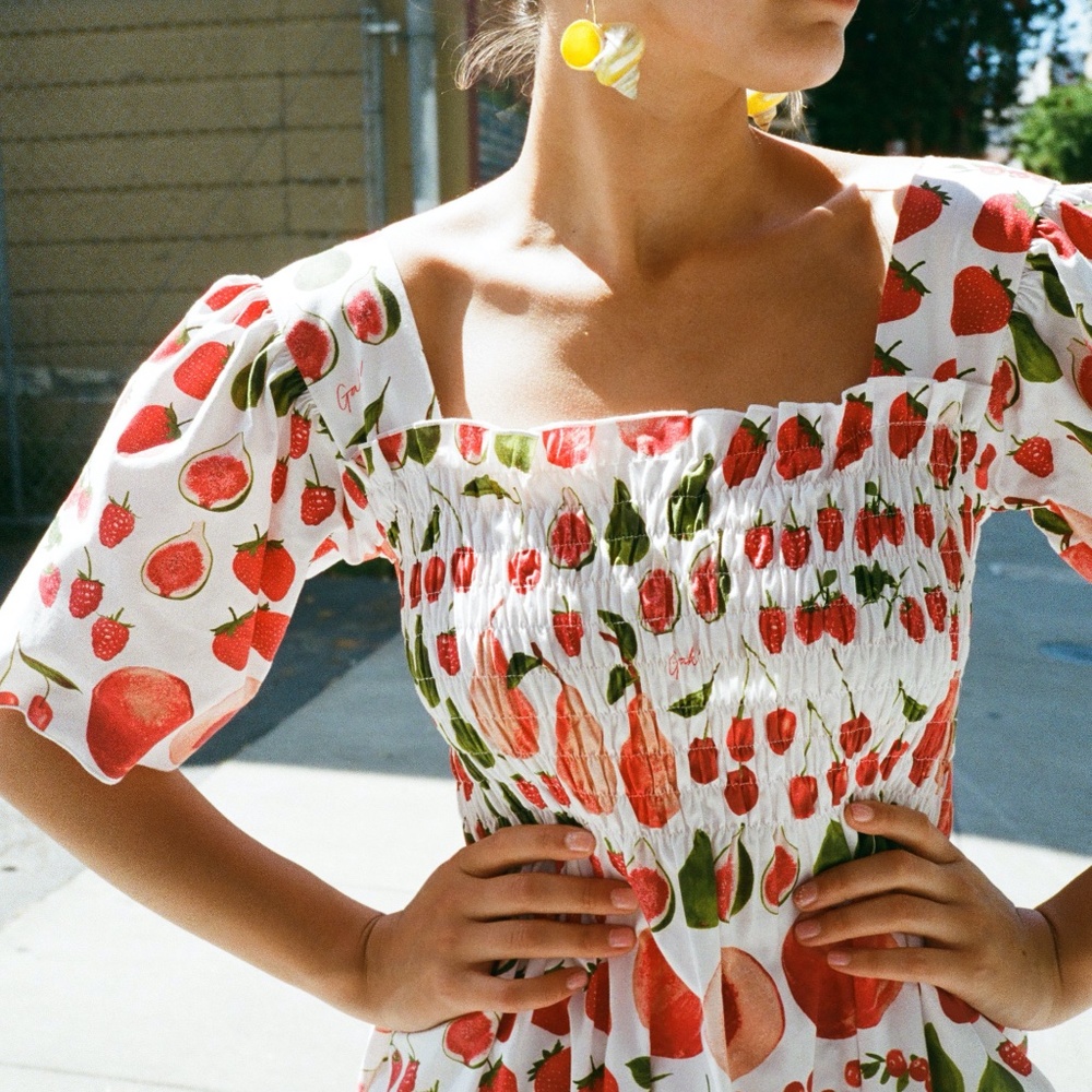 ISO: Lisa Says Gah Toni Fruit Dress